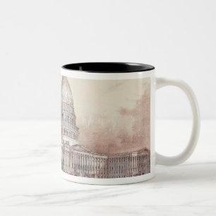 Taza Bicolor Capitolio de Estados Unidos, C.C. de Washington