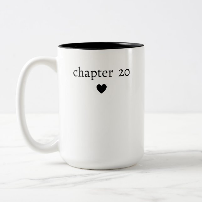 Taza Bicolor Capítulo 20 Cumpleaños Personalizado 20 (Izquierda)