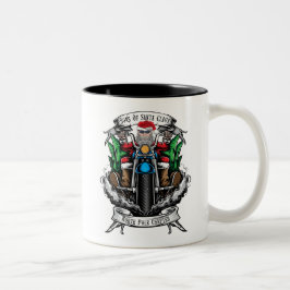 Taza Bicolor Capítulo Del Polo Norte De Los Hijos De Santa Clau