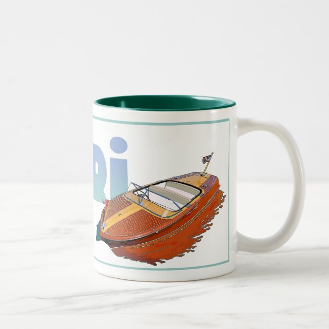 Taza Bicolor Capri Powerboat (Derecha)
