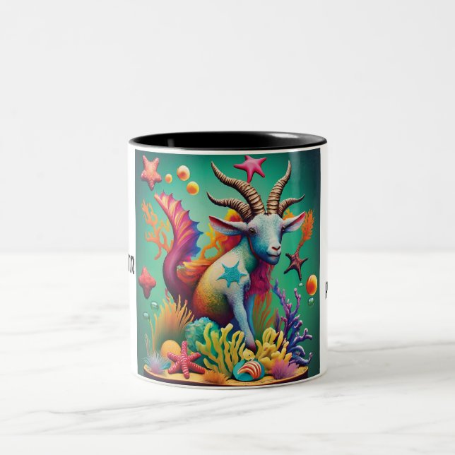 Taza Bicolor Capricornio - Arte Zodiaco (Centro)