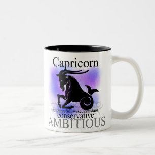 Taza Bicolor Capricornio sobre usted