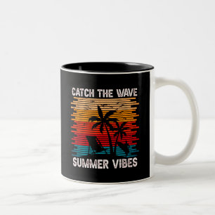 Taza Bicolor Captar Las Ondas De Verano