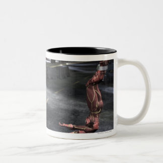 Taza Bicolor Captura de pantalla: Batman vs Flash