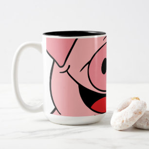 Taza Bicolor Cara de cerdo
