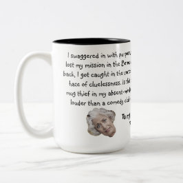 Taza Bicolor Cara divertida | Abuelos dispersos/Abuelo divertid