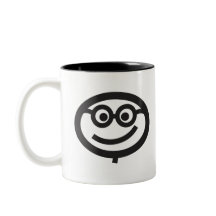 Cara feliz con los vidrios