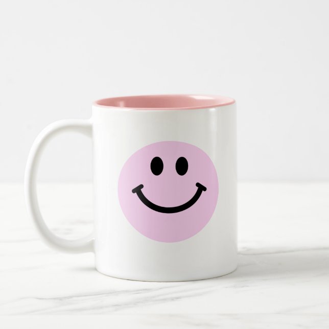 Taza Bicolor Cara rosada (Izquierda)