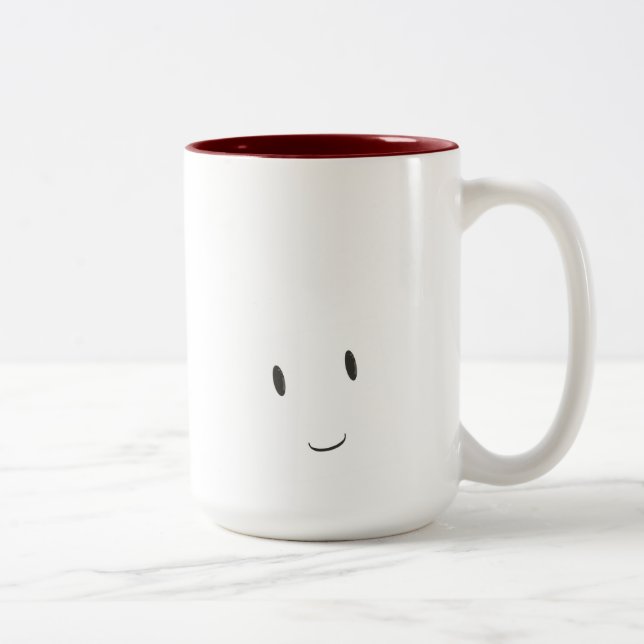 Taza Bicolor Cara sonriente (Derecha)
