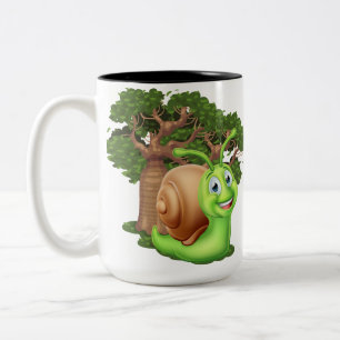 Taza Bicolor caracol