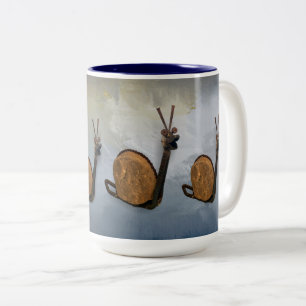 Taza Bicolor caracol 21