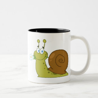 Taza Bicolor Caracol del amor