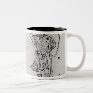 Taza Bicolor Caracol Fol.2 y soldado húngaro