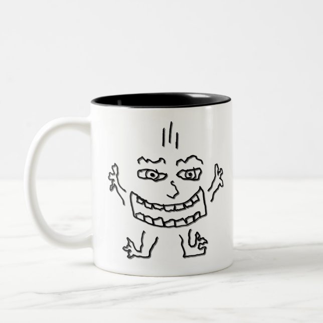 Taza Bicolor Carácter silvestre DoodleNut 0002 (Izquierda)