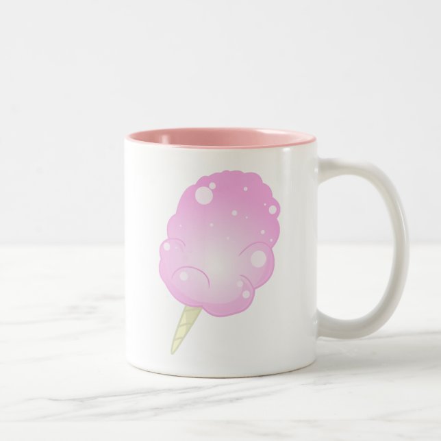 Taza Bicolor Caramelo de algodón - rosa (Derecha)
