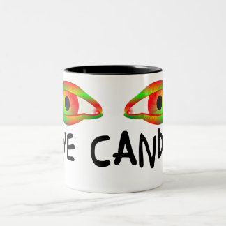Taza Bicolor Caramelo del ojo