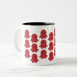 Taza Bicolor Caras de salchicha