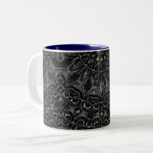 Taza Bicolor Carbón Mandala