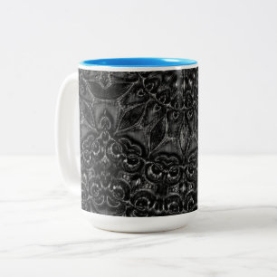 Taza Bicolor Carbón Mandala