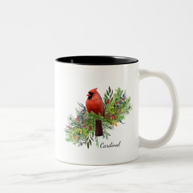 Taza Bicolor Cardenal de Bird Mug (Derecha)