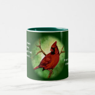 Taza Bicolor Cardenal rojo Mug