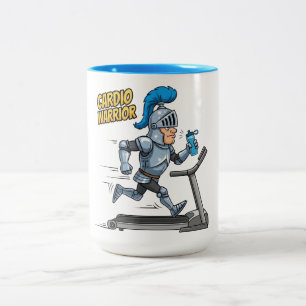 Taza Bicolor Cardio Warrior