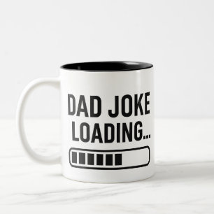 Taza Bicolor Carga de Chiste de papá... Diseño divertido para d