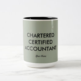 Taza Bicolor "Cargó al contable certificado "
