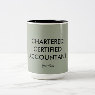 Taza Bicolor "Cargó al contable certificado "