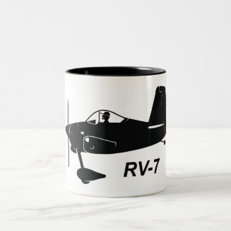 Taza Bicolor Caricatura de las furgonetas RV-7
