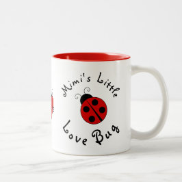 Taza Bicolor Cariñosa Mariquita Personalizada Mimi's Little Lov