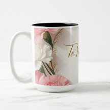 Carnation Mug Floral