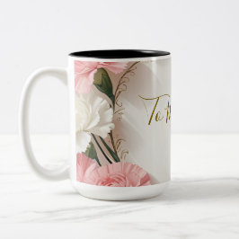 Taza Bicolor Carnation Mug Floral