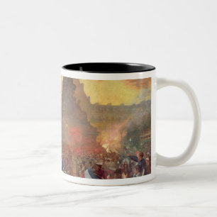 Taza Bicolor Carnaval en París en honor del ruso