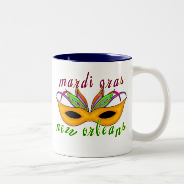 Taza Bicolor Carnaval New Orleans (Derecha)