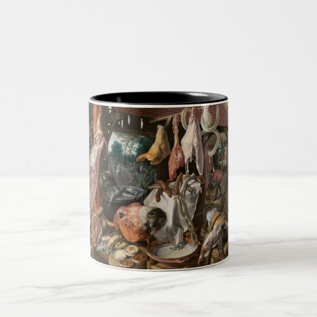 Taza Bicolor Carnicero (por Pieter Aertsen) (Centro)