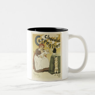 Taza Bicolor Carpentier de chocolate