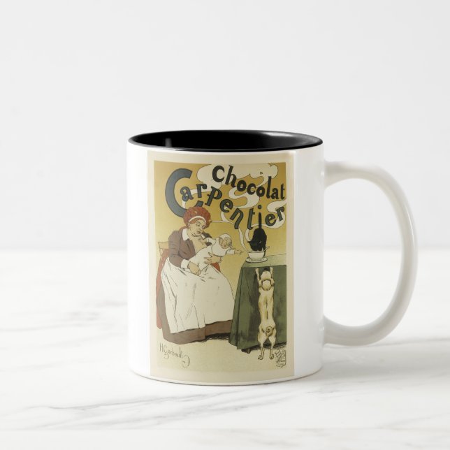Taza Bicolor Carpentier de chocolate (Derecha)