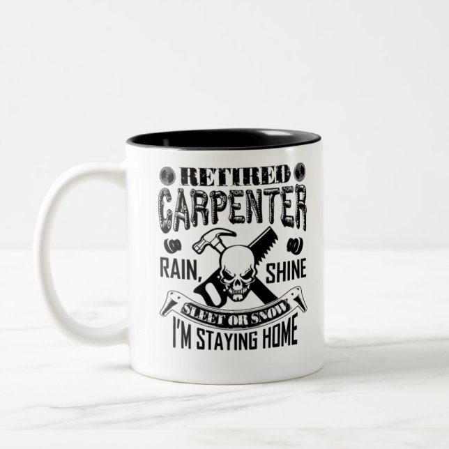 Taza Bicolor Carpintero retirado (Izquierda)