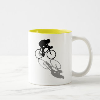 Taza Bicolor Carreras Bicicletas Ciclismo Regalo Deportivo