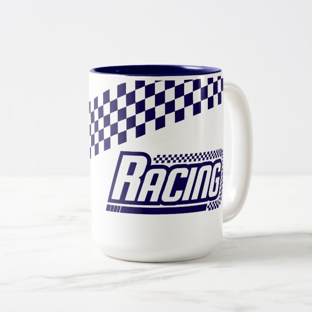 Taza Bicolor Carreras Coffee Mug (Anverso derecho)