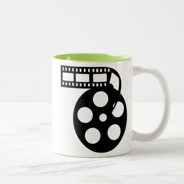 Taza Bicolor Carrete fresco de la película de cine (Derecha)