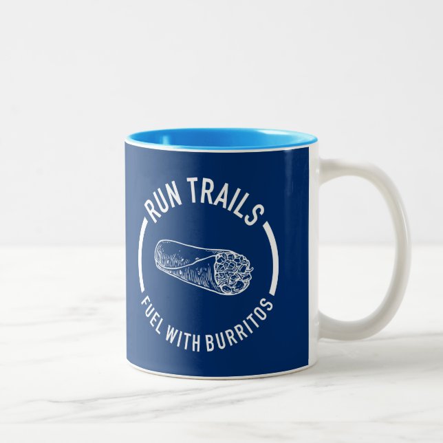 Taza Bicolor Carreteras, combustible con burritos (Derecha)