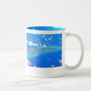 TAZA BICOLOR CARRIBEAN DUAL SHOT MUG