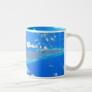 TAZA BICOLOR CARRIBEAN DUAL SHOT MUG