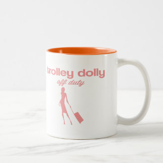 Taza Bicolor Carro de la carretilla fuera de servicio