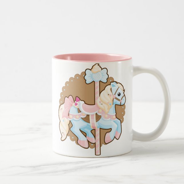 Taza Bicolor Carrusel del helado (Derecha)
