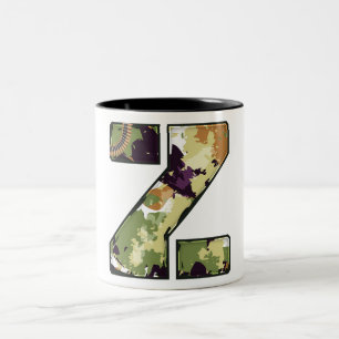 Taza Bicolor Carta militar de Z