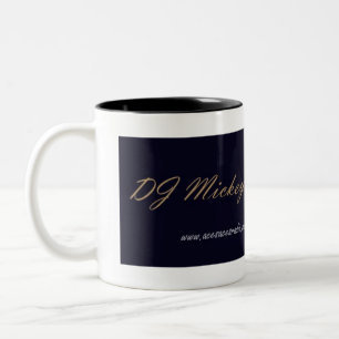 Taza Bicolor cartel de DJ Mickeymouse