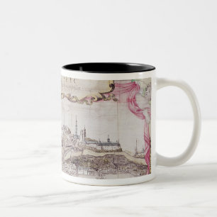 Taza Bicolor Cartouche de Quebec